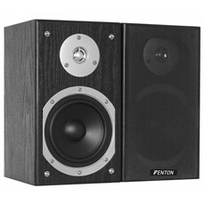 Skytronic SHFB55B Paire d'enceintes Hifi de bibliothèque 140W - noir