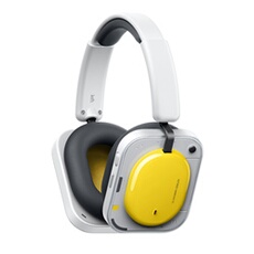 Casque audio sans fil Bluetooth Nothing Headphone a avec réduction active du bruit Jaune