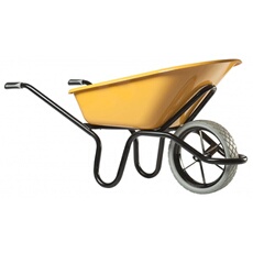 Brouette Bati Plus capacité 110 L Reno Alpha avec roue increvable Racing