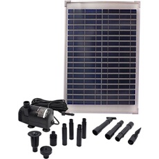 Pompe fontaine SolarMa 1000 Débit 1350 l h Panneau solaire 18V 580mA Jets vol