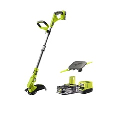 Coupe bordures - dresse bordures 18V OnePlus - 1 batterie LithiumPlus 2.5Ah - 1 chargeur rapide - 1 Tête double lames dentelées RLT183225FPK
