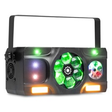 Fuzzix Stellar2 - Jeu de Lumière Multi- Effet LED 5-en-1 Boosté & Contrôle Avancé | Dj & Evenements