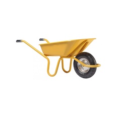 Brouette Expert 100L peinte roue gonflée
