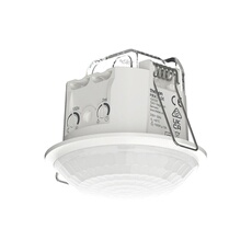 1030200 PIRA T8 DE Détecteur de Mouvement pour l'intérieur, 200 W LED, Zone de détection Circulaire 360°, Ø 8 m, Temporisation lumière 5 s - 15 Min,