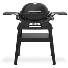 Barbecue a gaz - Q1200N avec stand - 2,94kW - 1 brûleur en acier inoxydable - Allumage piézoélectronique - Noir