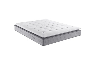 Ensemble EXTENSION - Matelas ressorts ensachés + Sommier tapissier surmatelas mémoire de forme 2x80x200