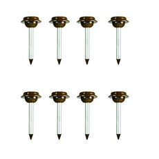 PACK 8X Répulsifs Solaires Anti-serpent Lézar Jardin Repousse Serpent