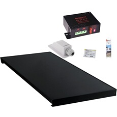 PACK Panneau solaire All Black 190W + Régulateur MPPT 15A + Kit de pose Camping-car