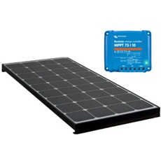 PACK Panneau solaire BLACK BOOSTER 140W + VICTRON Régulateur MPPT 10A