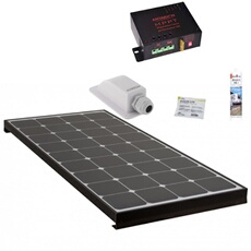 KIT Panneau Solaire BLACK BOOSTER 120W + Régulateur + Câble 5m