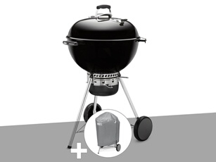 Barbecue charbon Master-Touch GBS 57 cm E-5750 Noir + Housse -
