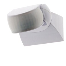 - Détecteur de mouvement mural + plafond - IP44 - Blanc