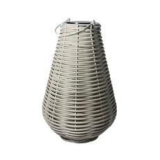 - Lanterne solaire tressée Aretha h65cm