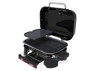 Barbecue électrique Lumin + plancha noire -