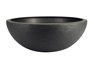 Pot de fleurs vasque en plastique Graphit UP anthracite - Ø 60 cm -