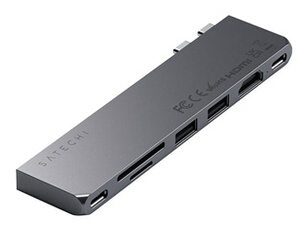 HUB PRO SLIM USB-C 7 EN 2 SPACE GRAY