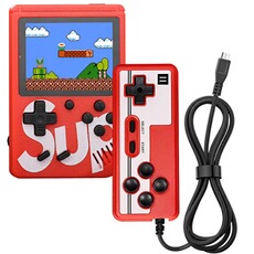 Console rétrogaming techkidz Console émulateur 500 jeux avec manette multijoueurs Modèle StreetArt Rose