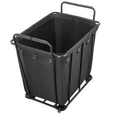 SucceBuy Panier à Linge 300L Avec Roulettes Pivotantes Capacité 117,9kg Pour Camping