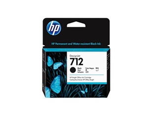 712 - 80 ml - noir - original - DesignJet - cartouche d'encre - pour DesignJet Studio, T210, T230, T250, T630, T650