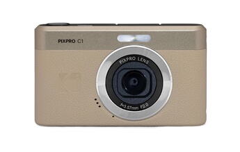 KODAK Pixpro C1 Appareil Photo Numérique Compact Capteur CMOS BSI 13 MP Zoom Numérique X4 Écran Inclinable 2 8 Vidéo Full HD Flash LED Tan Neuf - vue 5