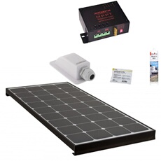 Kit BLACK BOOSTER 140W + Régulateur MPPT + Câble