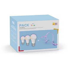 Pack de 3 ampoules Hue Essential E27 couleur + Philips Hue Essential Lightstrip Gradient 5m