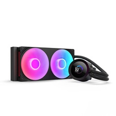 Kraken Plus RGB 240 - 240mm AIO liquid cooler w/ 1.54in. Display & & RGB Core Fan Entry Version (Black)