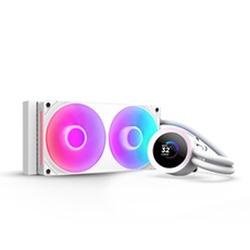 Kraken Plus RGB 240 - 240mm AIO liquid cooler w/ 1.54in. Display & RGB Core Fan Entry Version (White)