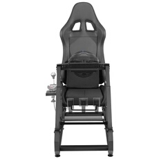 SucceBuy Support de Volant de Course Compact en Acier Capacité 150kg Pédale Réglables