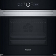 Hotpoint HAOI5S8PM0XA Four Encastrable Pyrolyse Vapeur 73L Inox Noir