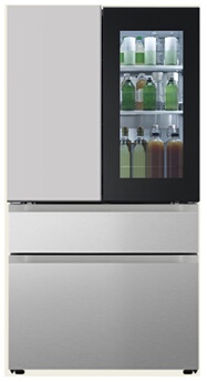 Réfrigérateur-congélateur Réfrigérateur multi-portes Lg LG GMVW50DDMB Inox