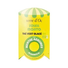 Terre D'oc Thé vert Glacé Soleil Mojito Saveur menthe agrumes XL