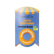 Terre D'oc Thé glacé Rooibos Sieste Tropiques Saveur Mangue Passion XL