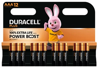 Duracell Piles Rechargeables DPBLR3B12 1,5 V AAA