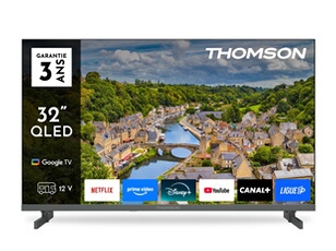 32FQG3S15C QLED avec adaptateur 12V Camping FHD 60Hz 60cm 2025