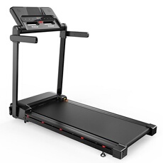 Tapis de Course Tapis marche KZYNTH KT-S4, Moteur 3.0 CV, 15%, Vitesse 1-12 KM/H, Fréquence cardiaque, Noir