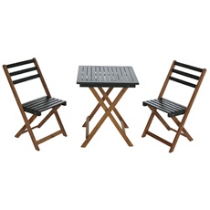 Mobilier de jardin HWC-P71 vert naturel