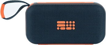 Enceinte bluetooth lumineuse - PARTY - Bleu et orange