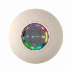 Enceinte sans fil YONIS Charge Rapide - Enceinte sans fil Bluetooth. IPX4 Resiste aux eclaboussures autonomie 4 h - Blanc