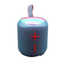 Enceinte sans fil YONIS 2400mah - Enceinte sans fil Bluetooth autonomie 4 h lumiere multicolore fonction radio - Bleu