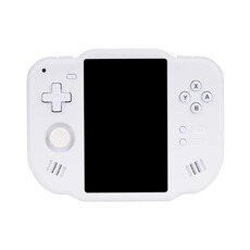 Console rétrogaming szsmart Console de jeu portable rétro AMPOWN MINI ZERO 40 4" IPS Android/Linux WIFI BT 30+ simulateurs 64 Go - Blanc