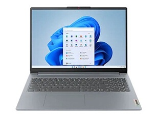 IdeaPad Slim 3 16ABR8 82XR - Conception de charnière à 180 degrés - AMD Ryzen 7 - 5825U / jusqu'à 4.5 GHz - Win 11 Home - Radeon Graphics - 16 Go RAM