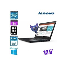 PC Portable RAM 8 Go ThinkPad X270 12.5 pouces stockage 180 Go Intel core i5