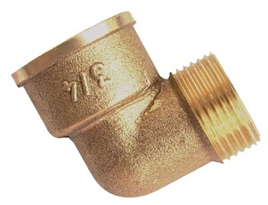 Coude mâle femelle 40x49 laiton - - D23507B