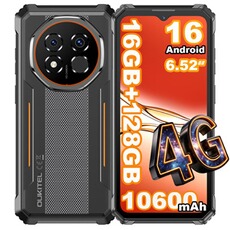 Smartphone Oukitel G6 Téléphone Portable 4G 10600mAh 64MP Android 16 4+128Go NFC