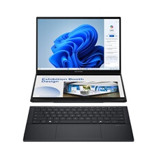 ”Zenbook DUO UX8406CA-DRFQL349W 14”” Ecran tactile LED 60 Hz Copilot+PC Intel® Core™ Ultra 9 32 Go RAM 1 To SSD Gris”