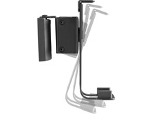 Norstone Supports Muraux Pour Enceintes Bookshelf – Paire Noire, Fixation Clip, Inclinable Et Pivotante Jusqu'à 15 Kg