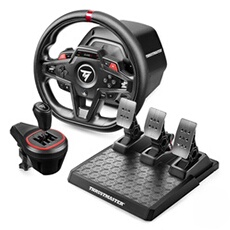 Pack Volant gaming T248R pour PS4 PS5 et PC + Levier de vitesse TH8S + Pédalier 3 pédales T3PM