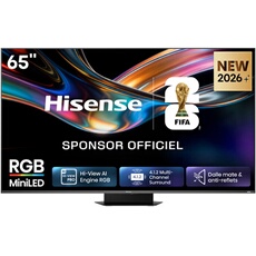 TV LED Hisense RGB Mini LED 65UR9S 164 cm 2026 - vue 4
