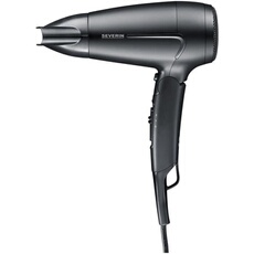 Seche-cheveux de voyage compact - - HT 0159 - Diffuseur & Concentrateur - 1600 W - Poignée pliable - Noir